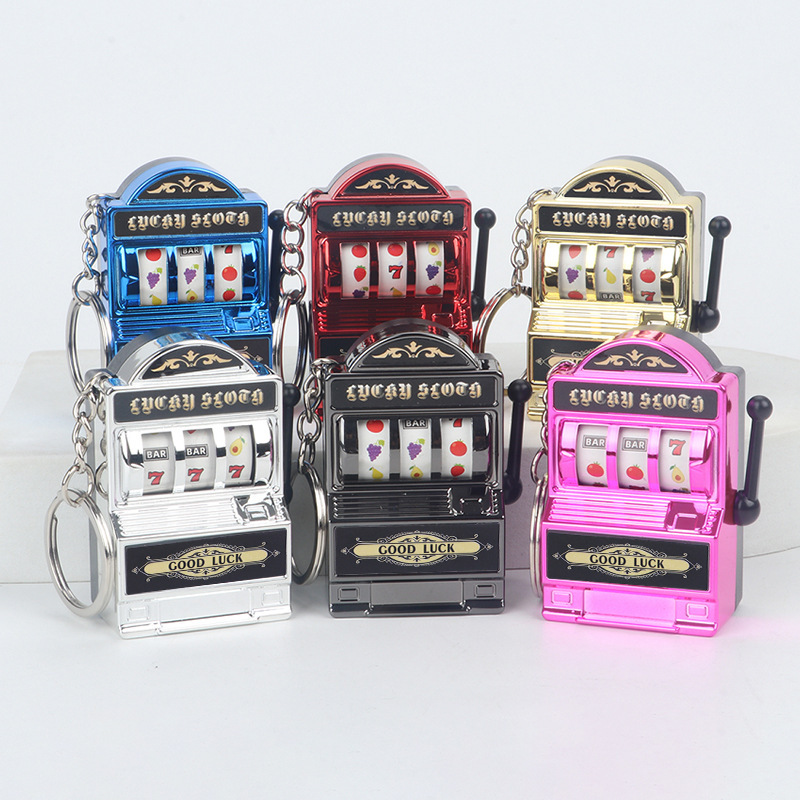 Arcade Game Jackpot - Mini Máquina de Slot Portátil Chaveiro