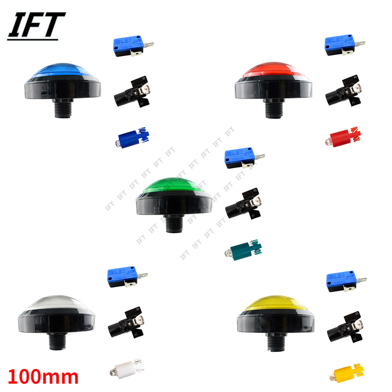 100mm botão 5/12v iluminado 10 - Arcade Vending Machines avaliação e preço
